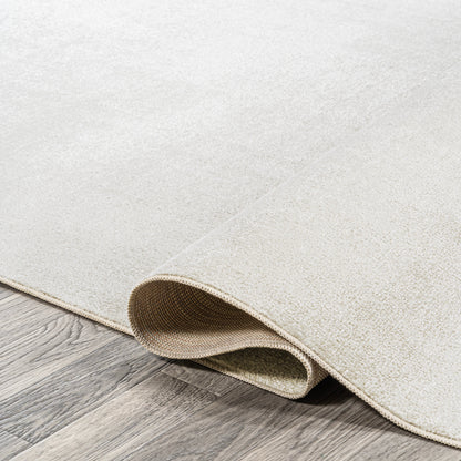 Twyla Classic Solid Low-Pile Machine-Washable Area Rug