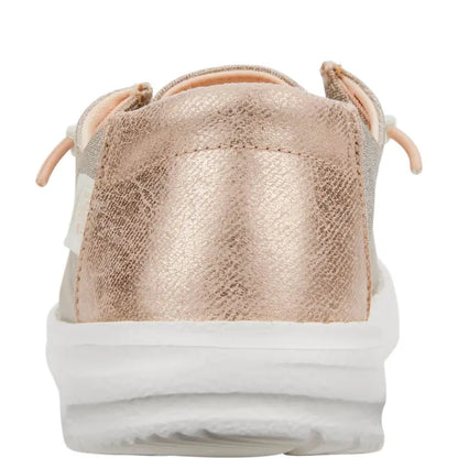 Women's Wendy Metallic Sparkle Slip-On Shoes – Stylish & Comfortable Everyday Casual Shoes
