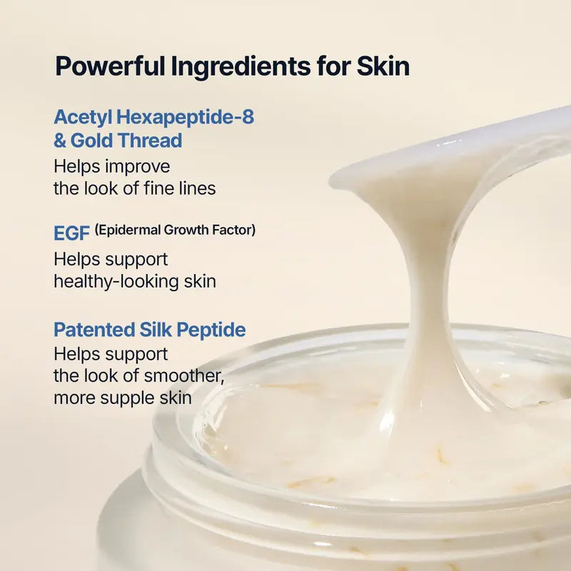 Silk Peptide & EGF Golden Glow Gift Set – Firming & Radiance Korean Skincare