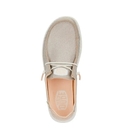 Women's Wendy Metallic Sparkle Slip-On Shoes – Stylish & Comfortable Everyday Casual Shoes