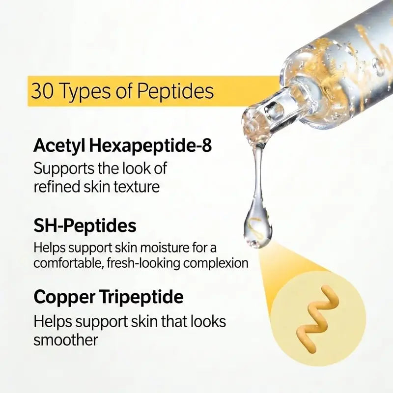 Silk Peptide & EGF Golden Glow Gift Set – Firming & Radiance Korean Skincare