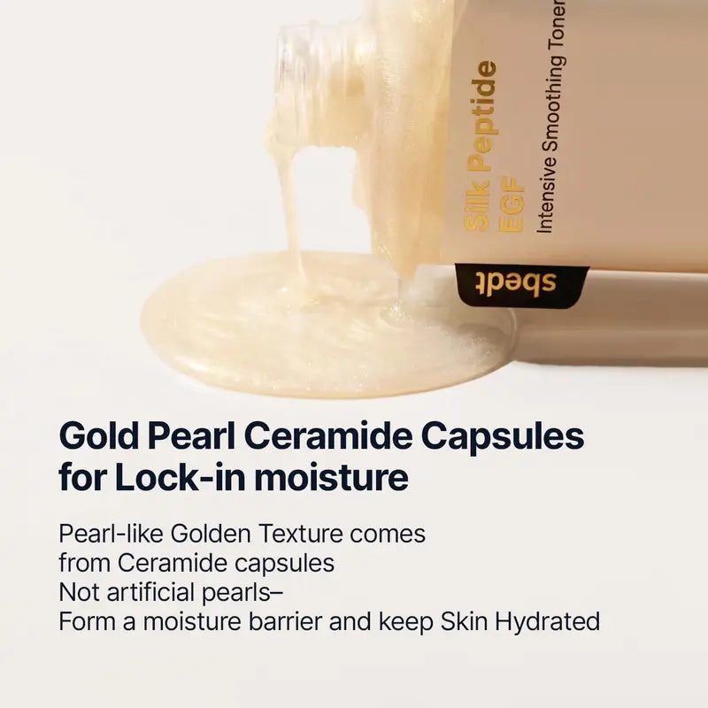 Silk Peptide & EGF Golden Glow Gift Set – Firming & Radiance Korean Skincare
