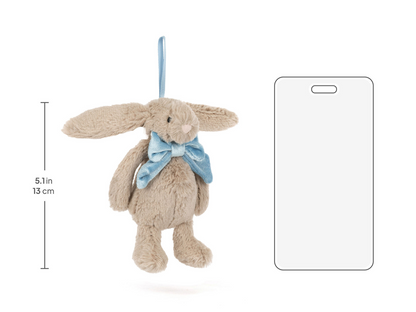 Bashful Beige Bunny Decoration