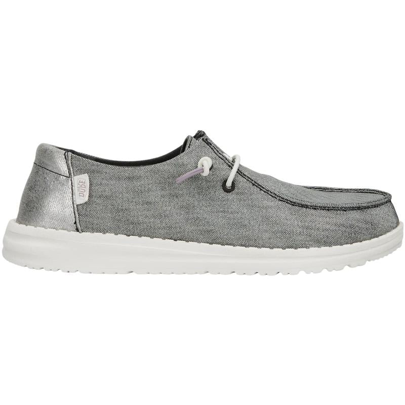 Women's Wendy Metallic Sparkle Slip-On Shoes – Stylish & Comfortable Everyday Casual Shoes