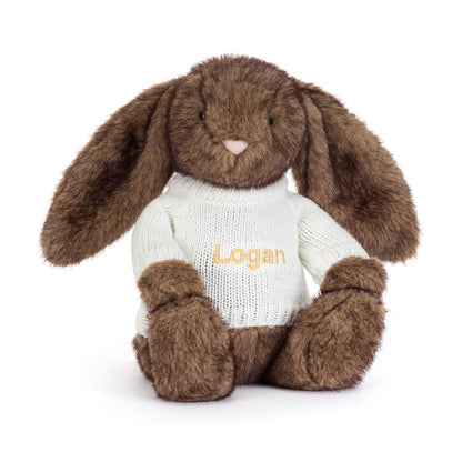Hoppleston Luxe Bunny with Personalized Cream Jumper