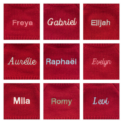 Bashful Lion with Personalized Red Jumper