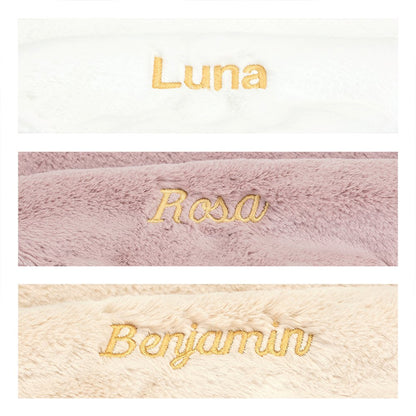 Personalized Bashful Luxe Bunny Luna Soother