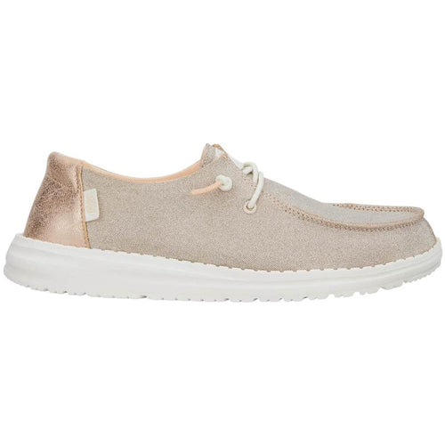 Women's Wendy Metallic Sparkle Slip-On Shoes – Stylish & Comfortable Everyday Casual Shoes