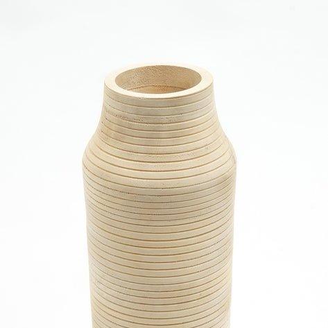 Tall Mango Wood Vase