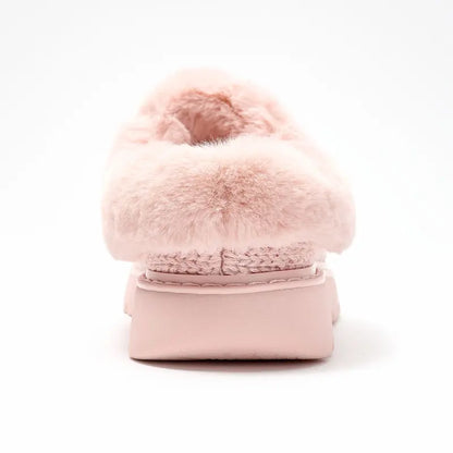 Women's Metallic Sweater Knit Slippers – Cozy & Lightweight Slip-On Shoes