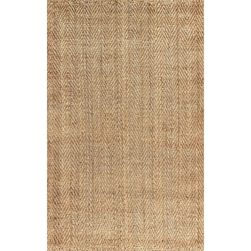 Espina Hand Woven Herringbone Chunky Jute Area Rug