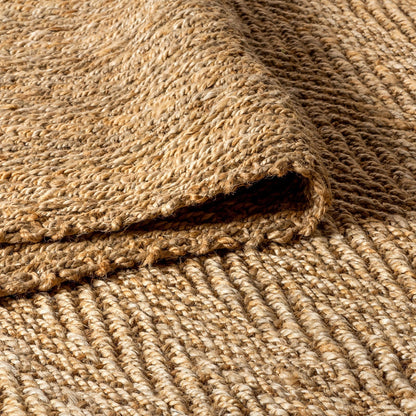 Espina Hand Woven Herringbone Chunky Jute Area Rug