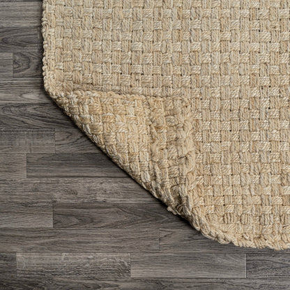 Estera Hand Woven Boucle Chunky Jute Area Rug
