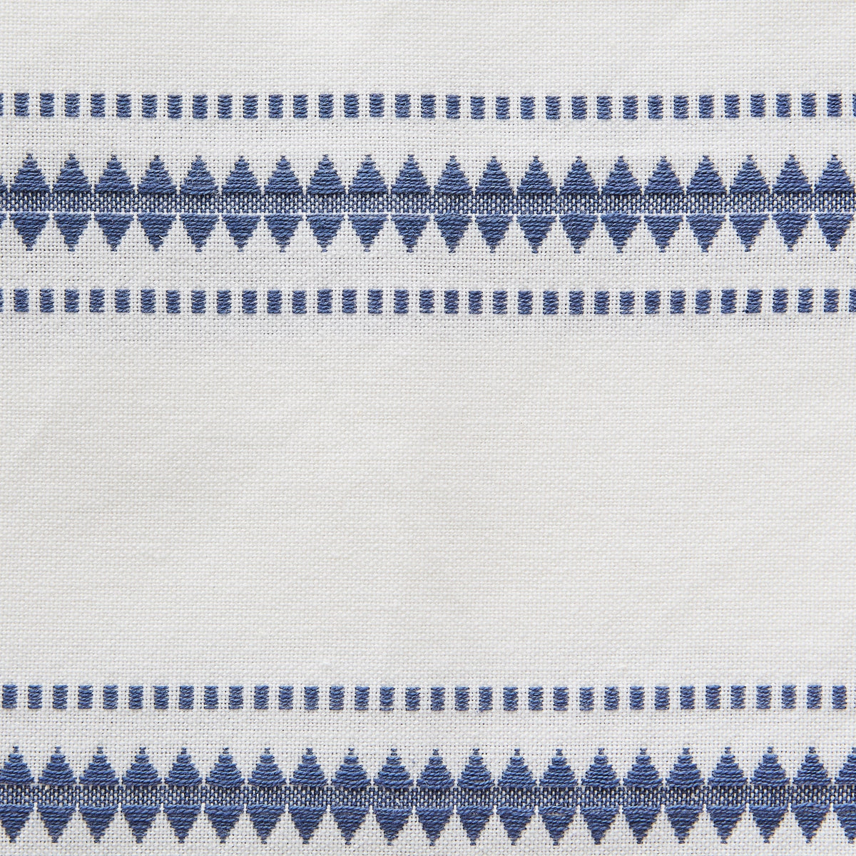 French Blue Zig Dobby Stripe Napkins, Set Of 6