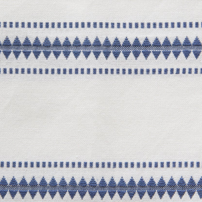 French Blue Zig Dobby Stripe Napkins, Set Of 6
