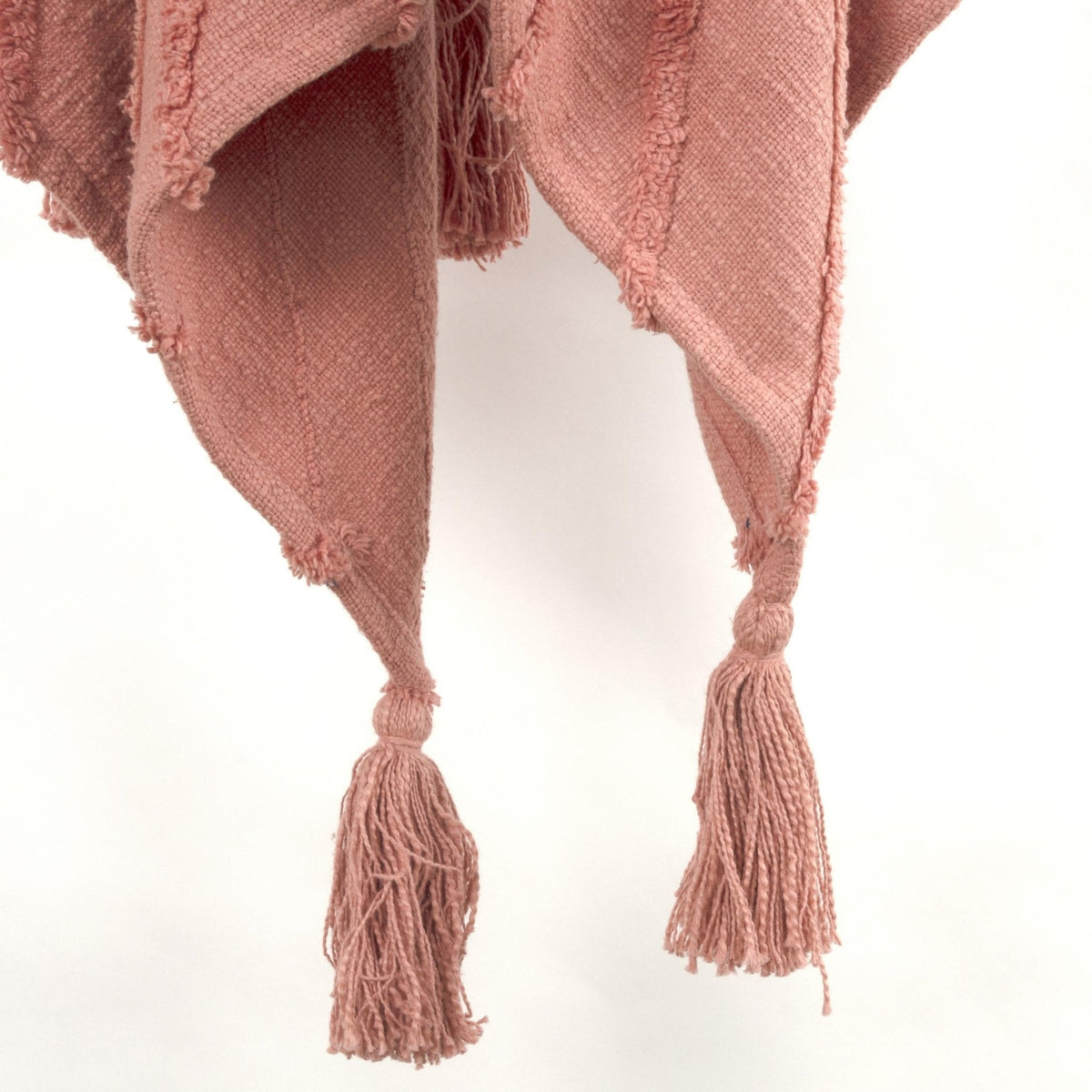 Geometric 100% Woven Textured Cotton Throw