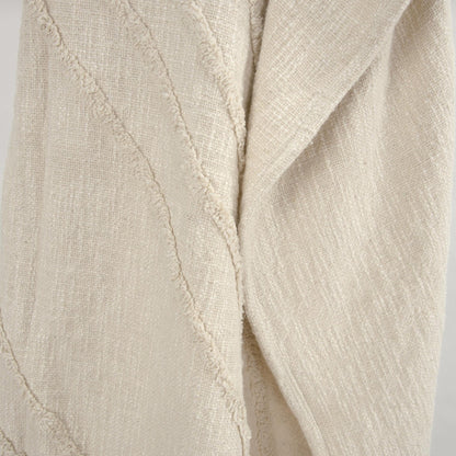 Geometric 100% Woven Textured Cotton Throw