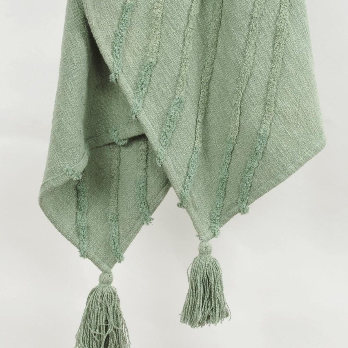 Geometric 100% Woven Textured Cotton Throw