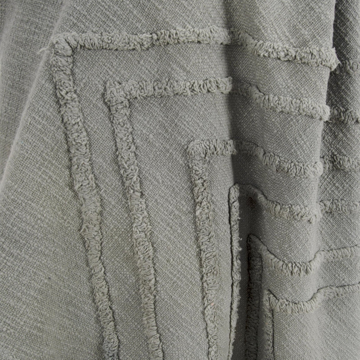Geometric 100% Woven Textured Cotton Throw