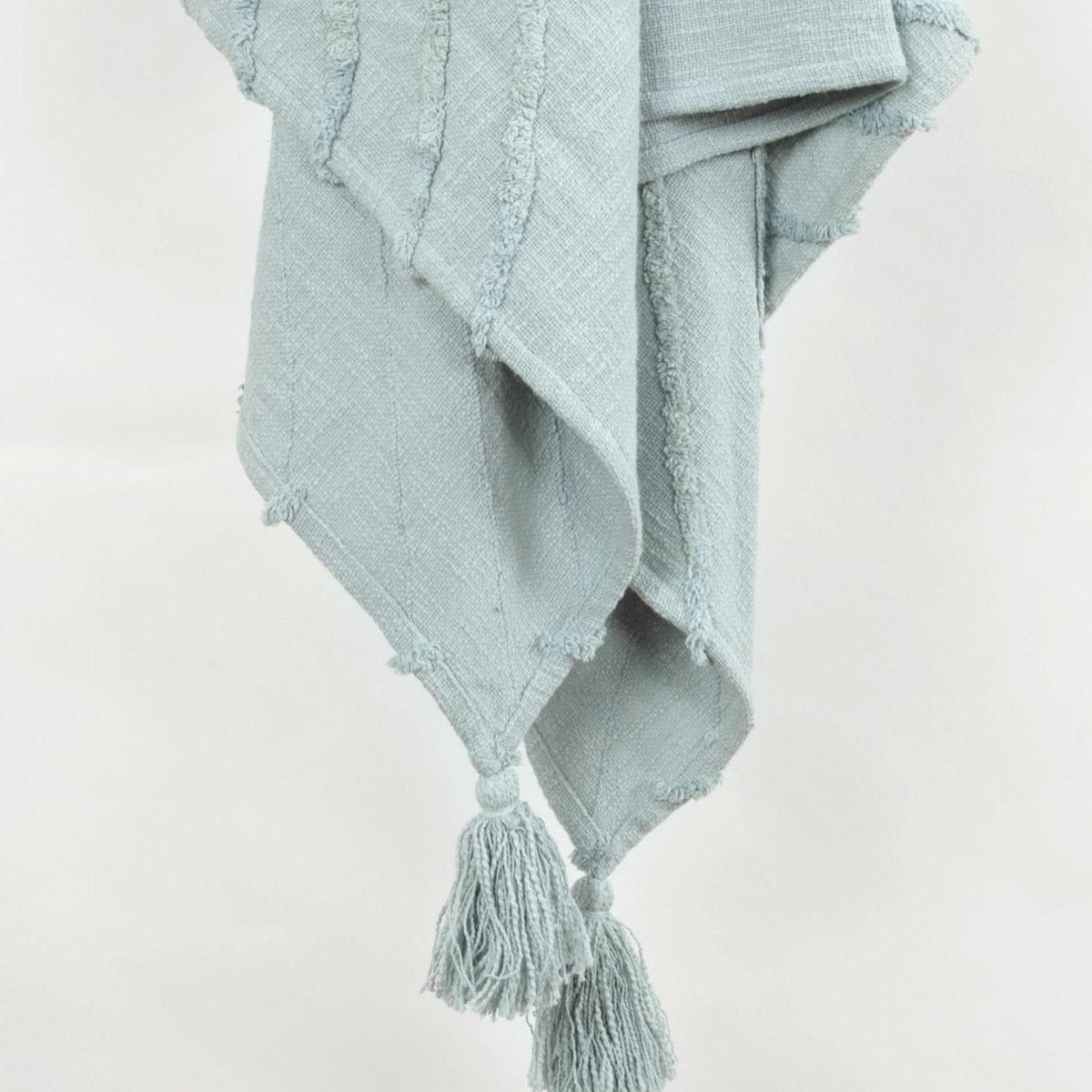 Geometric 100% Woven Textured Cotton Throw