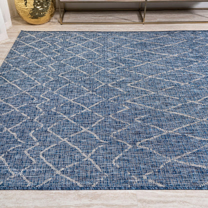 Madaba Moroccan Trellis Indoor/Outdoor Runner Rug