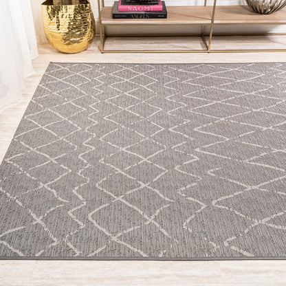 Madaba Moroccan Trellis Indoor/Outdoor Runner Rug
