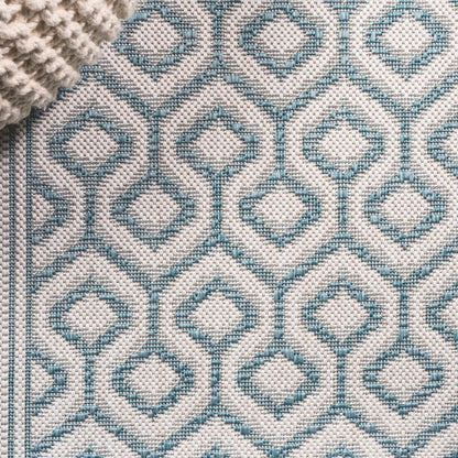 Marvao Diamond Trellis Indoor/Outdoor Runner Rug
