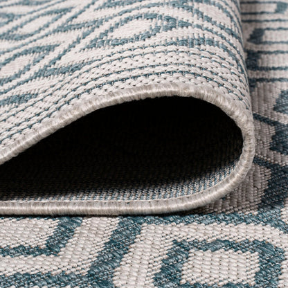 Marvao Diamond Trellis Indoor/Outdoor Runner Rug
