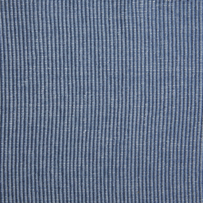 Stonewash Blue & White 2-Tone Ribbed 13"X72" Table Runner