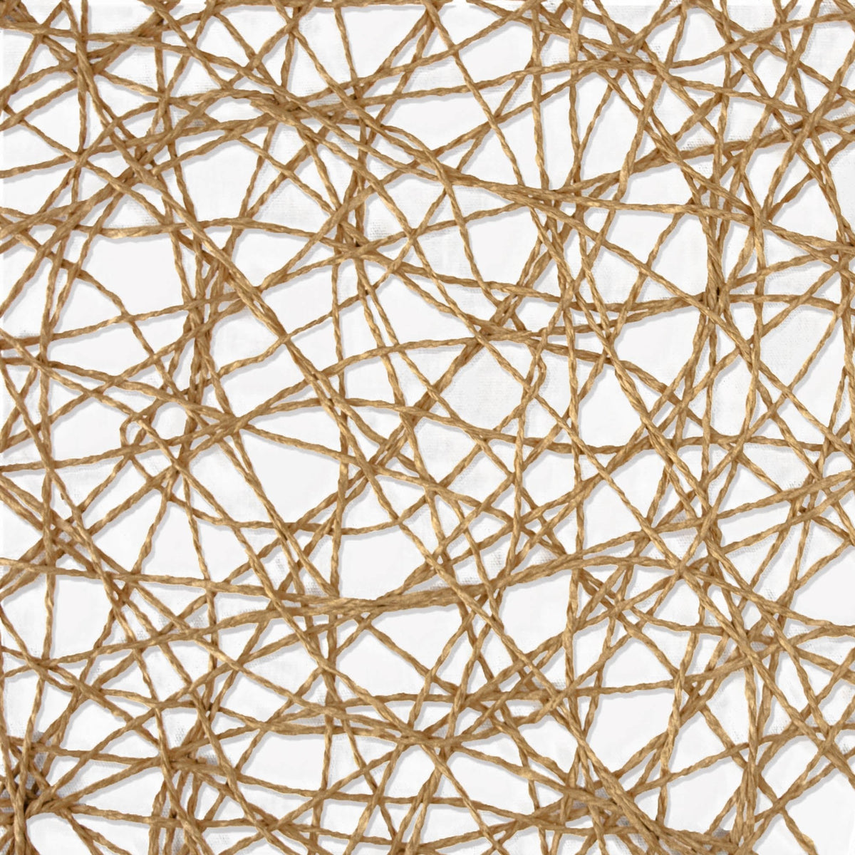 Taupe Woven Paper Round Placemats, Set Of 6