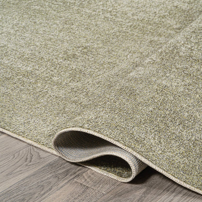 Twyla Classic Solid Low-Pile Machine-Washable Area Rug