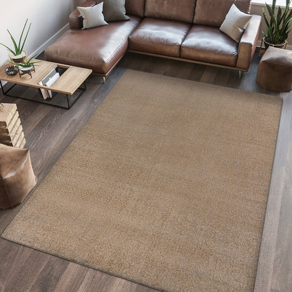 Twyla Classic Solid Low-Pile Machine-Washable Area Rug