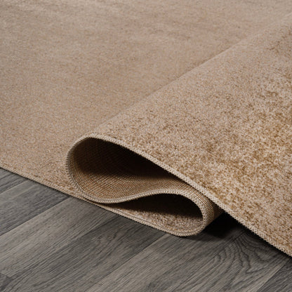 Twyla Classic Solid Low-Pile Machine-Washable Area Rug