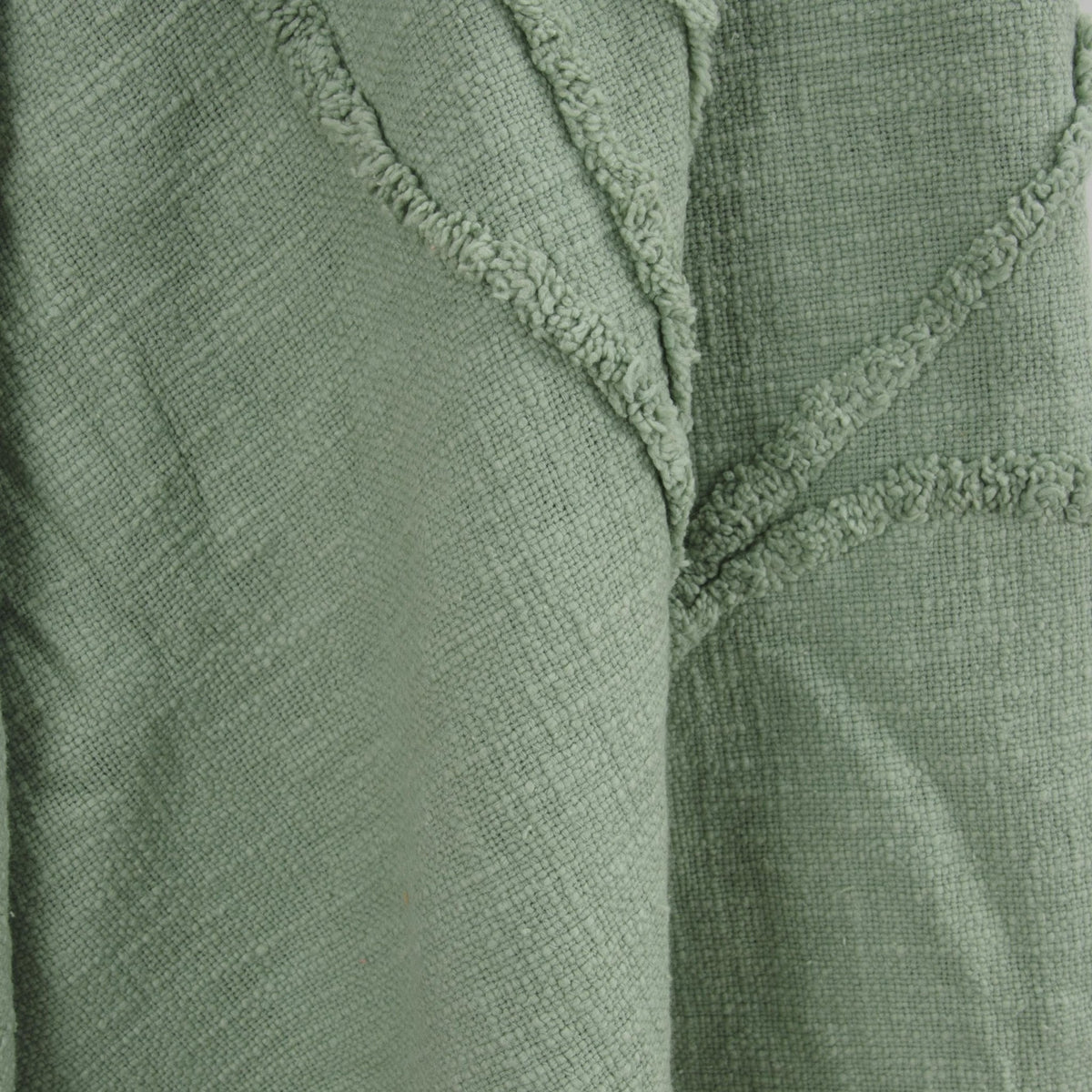 Woven Botanical 100% Woven Textured Cotton Throw