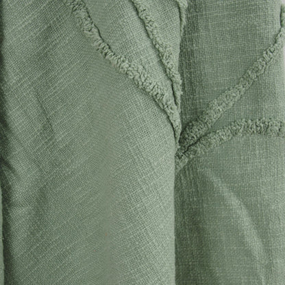 Woven Botanical 100% Woven Textured Cotton Throw