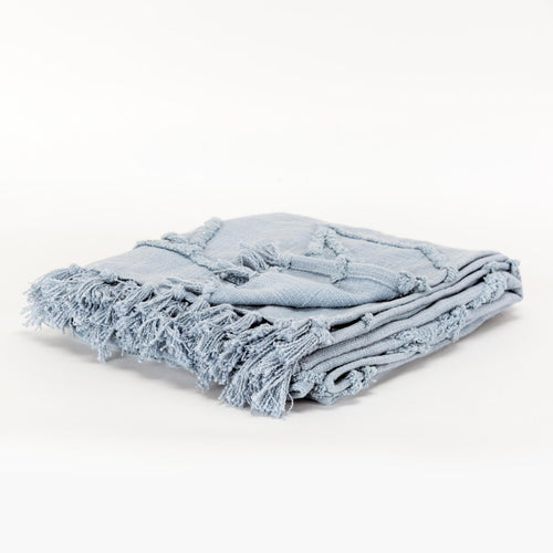 Woven Botanical 100% Woven Textured Cotton Throw