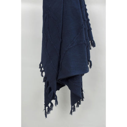 Woven Botanical 100% Woven Textured Cotton Throw